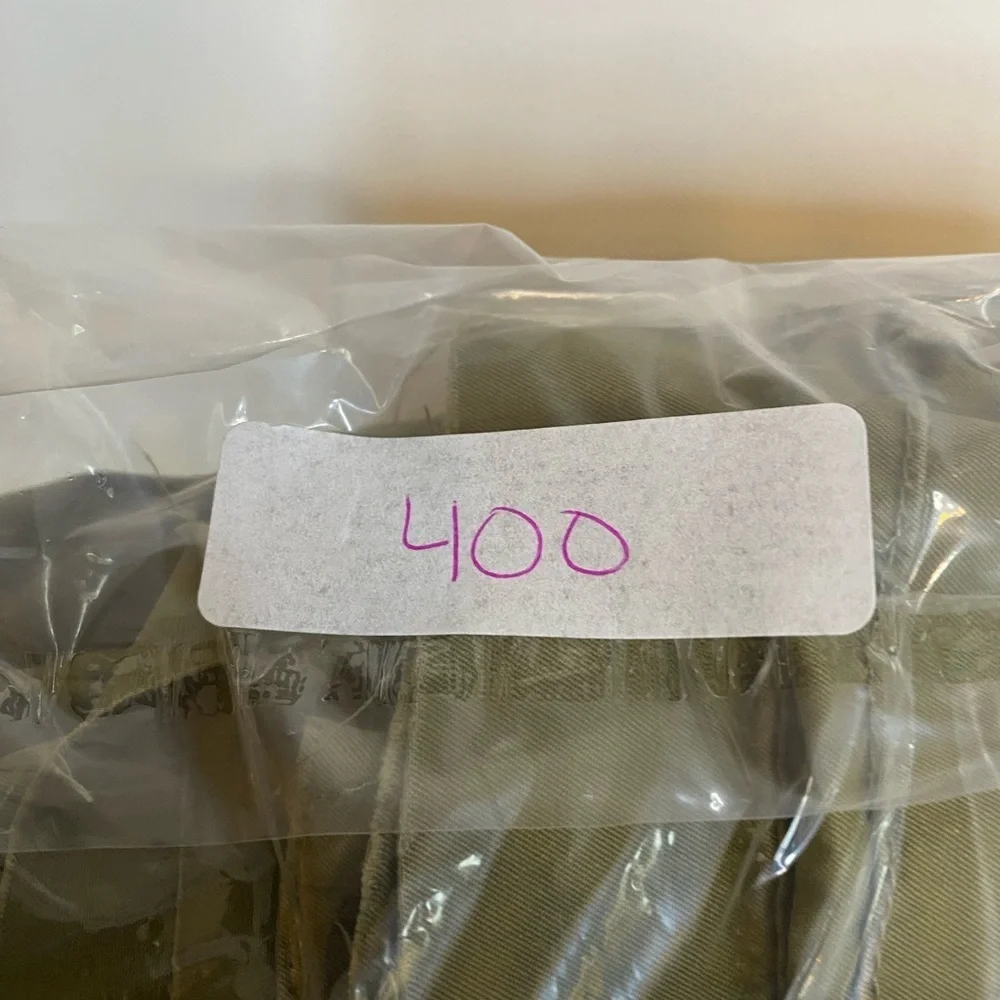 J Crew Classic Twill Chino Olive Green Military Style Jacket Punk Grunge Size 0 - Picture 15 of 15